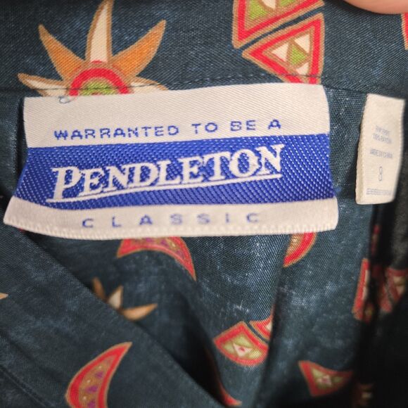 Pendleton Classic Vintage Women's Size 8 Long Skirt Moon Sun - Picture 5 of 9